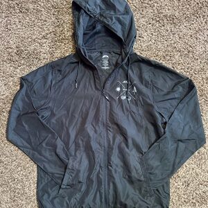 Zoic Full Zip Hooded Windbreaker Jacket Mountain Bike Pearl Izumi Club Ride